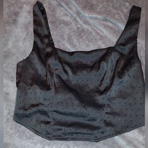 Wild Fable Sparkly Corset Top (size Small)